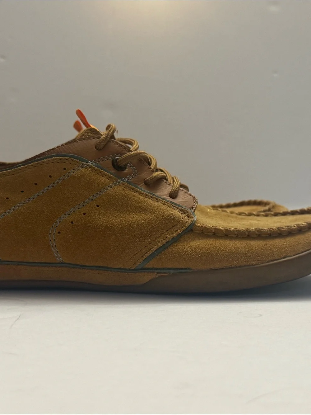 Levi’s Suede Moc Toe Casual Shoes Brown Lace Up Men’s Size 10 Leather